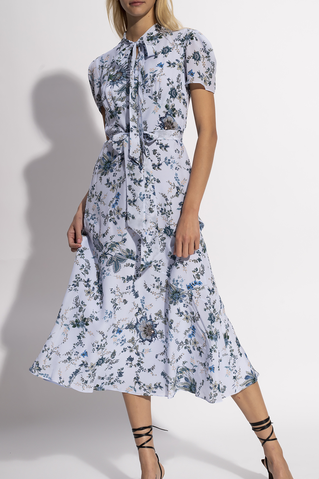 Erdem blue dress hotsell